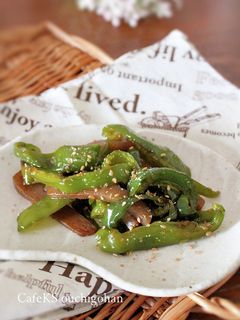 お弁当にも、こんにゃくピーマン炒め-レシピのメイン写真