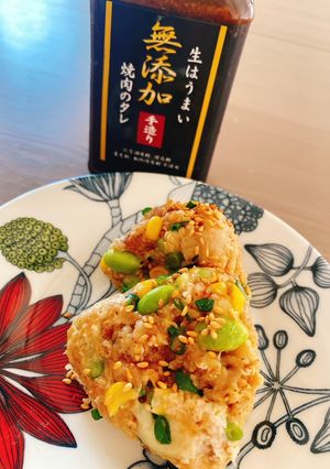 無添加焼肉のたれで オートミールおにぎり-レシピのメイン写真