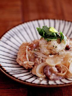 黒七味入り和風きのこあんかけハンバーグ-レシピのメイン写真