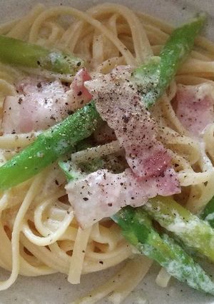 和風豆乳パスタ-レシピのメイン写真
