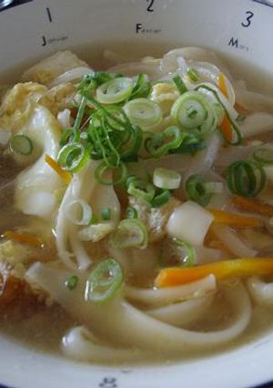 節麺(夏に残ったそうめん)のラーメン風-レシピのメイン写真