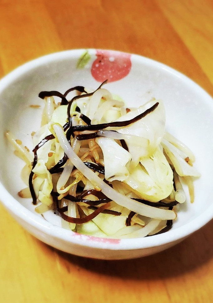 きゃべつともやしの佃煮和え-レシピのメイン写真