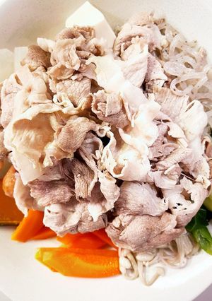 栄養満点！野菜沢山でヘルシーな冷しゃぶ♫-レシピのメイン写真