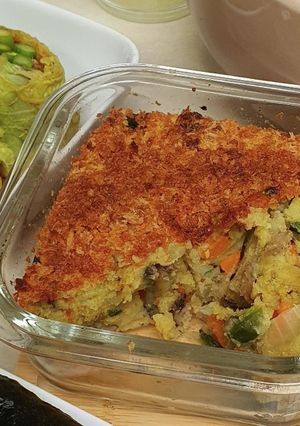 揚げない焼きコロッケ、カレー風味サクサク-レシピのメイン写真