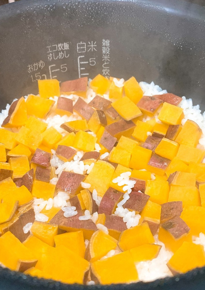 さつまいもの炊き込みご飯-レシピのメイン写真