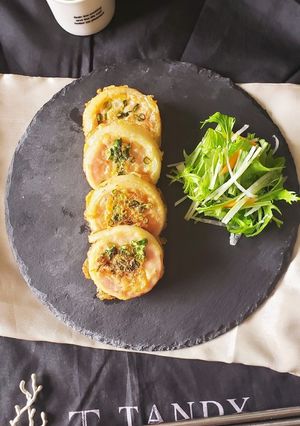 玉ねぎ巻きポークソーセージ~☆-レシピのメイン写真