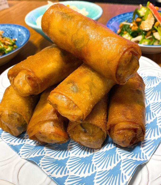 栄養満点！具だくさん春巻き by とらちゃんのmama 【クックパッド