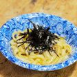 海苔佃煮のバター醤油ミルクのまぜうどん