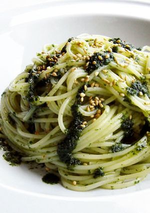 シソと胡麻の和風パスタ-レシピのメイン写真