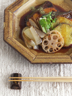 鰤の山椒照り焼きと季節の焼き野菜添え-レシピのメイン写真