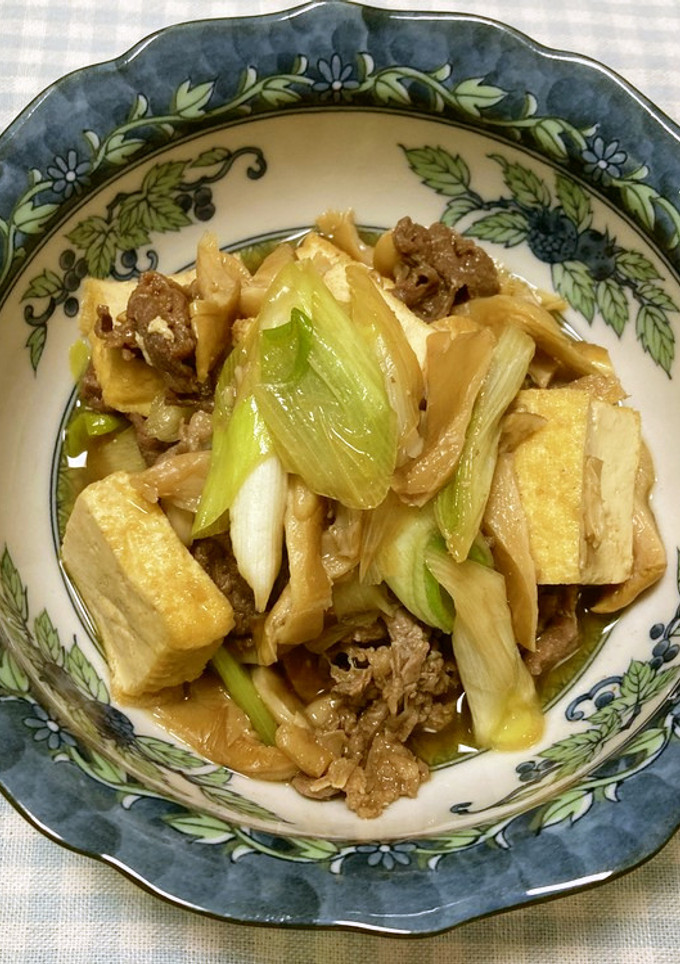 あわび茸のすき焼き風-レシピのメイン写真