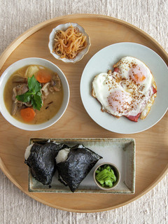 豚汁のおにぎり定食-レシピのメイン写真
