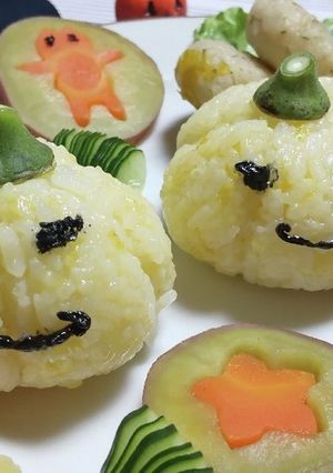 かぼちゃご飯-レシピのメイン写真