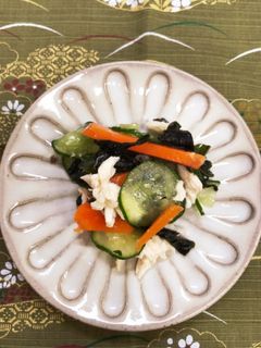 きゅうりとササミの酢物-レシピのメイン写真