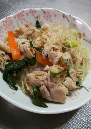 春雨炒め-レシピのメイン写真