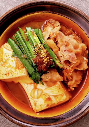 簡単麻辣ニラ肉豆腐-レシピのメイン写真