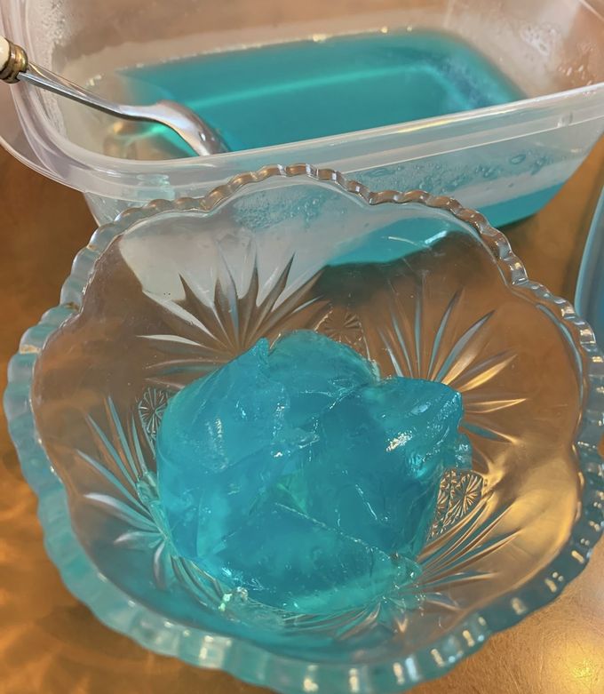 余ったかき氷シロップを使って簡単ゼリー！-レシピのメイン写真