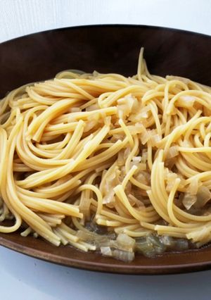 玉ねぎの味噌バターパスタ-レシピのメイン写真