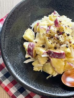 さつまいもとクリームチーズの塩麹サラダ-レシピのメイン写真