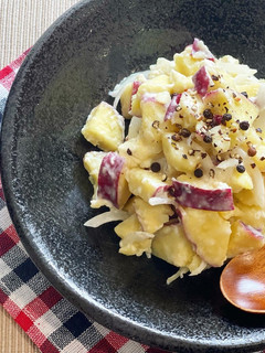 さつまいもとクリームチーズの塩麹サラダ-レシピのメイン写真