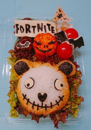 フォートナイト ハロウィン キャラ弁-レシピのメイン写真