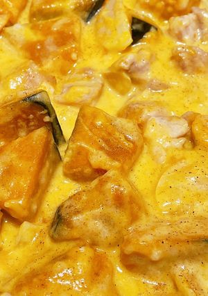 チキンとかぼちゃのクリーム煮-レシピのメイン写真