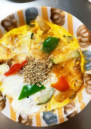 根菜チクワ洋風スペイン風オムレツ風-レシピのメイン写真