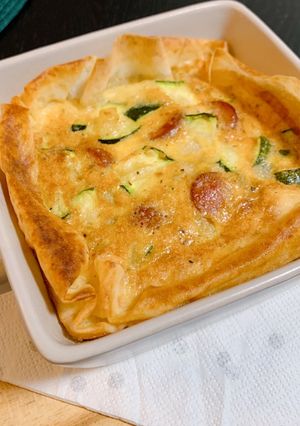 春巻きの皮でキッシュ-レシピのメイン写真