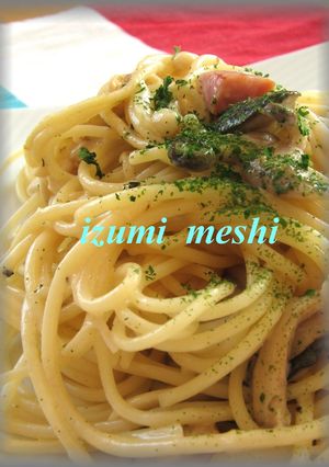 キノコとベーコンのパスタ✿クリームソース-レシピのメイン写真