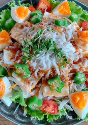 豆腐しらすサラダ-レシピのメイン写真