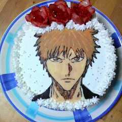 รูปของ キャラケーキ（黒崎一護）