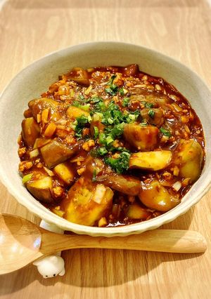 簡単♪油控えめ!節約&ヘルシー麻婆茄子♡-レシピのメイン写真