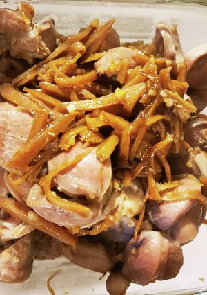 砂肝の生姜炒め♪麺つゆで簡単に！-レシピのメイン写真
