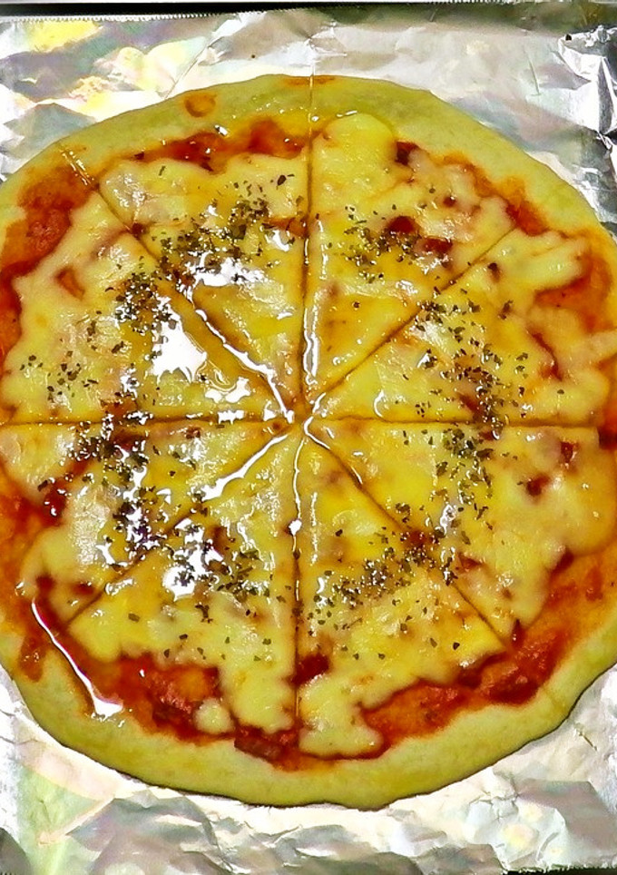 お父さんでもできる簡単手作り薄焼きピザ-レシピのメイン写真