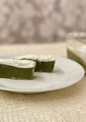 抹茶と甘酒のアガーゼリー-レシピのメイン写真