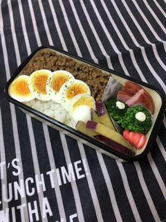 男子高校生弁当10/8キーマカレー弁当-レシピのメイン写真