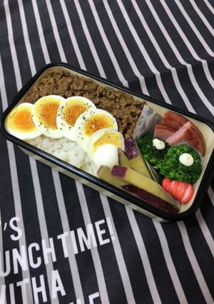 男子高校生弁当10/8キーマカレー弁当-レシピのメイン写真
