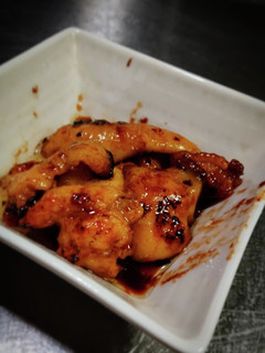 鶏皮の蒲焼き〜w❨(@≧↺≦@)❩ノ-レシピのメイン写真