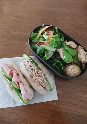 JK☆ブランパンサンド弁当♪-レシピのメイン写真