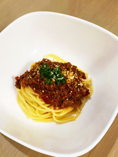 簡単!ミートソーススパゲティ-レシピのメイン写真
