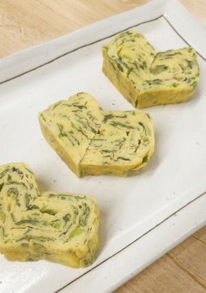 小松菜入り卵焼き♪めっけ-レシピのメイン写真