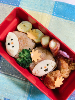 秋のキャラ弁☆栗-レシピのメイン写真
