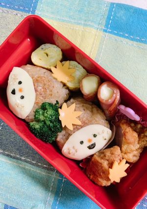 秋のキャラ弁☆栗-レシピのメイン写真