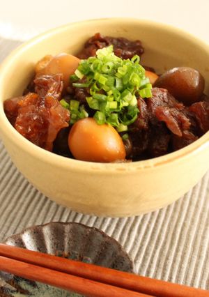 【すきやきのたれ】こってり牛すじ煮-レシピのメイン写真