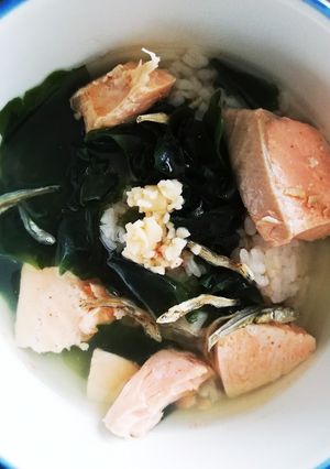 減塩わかめ茶漬け-レシピのメイン写真