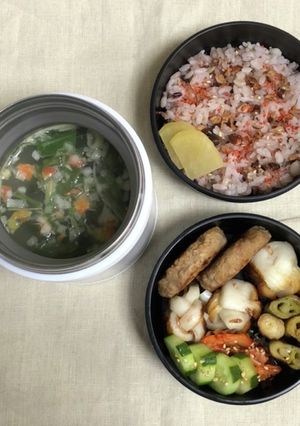 自分弁当・10月7日-レシピのメイン写真