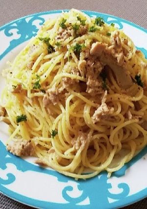 ◆鍋ひとつ♡ツナときのこのスパゲッティ◆-レシピのメイン写真
