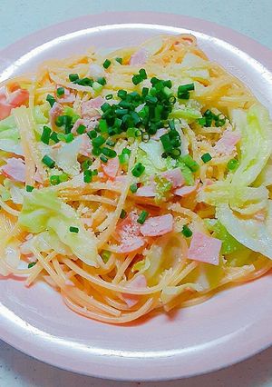 ♪キャベツとハムのパスタ♪-レシピのメイン写真