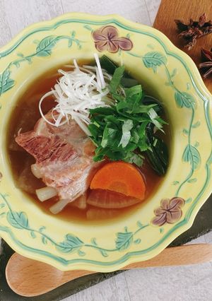 うちなぁレンジ「軟骨ソーキ」でバクテー-レシピのメイン写真