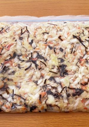 作り置き副菜に！キャベツの乾物和え-レシピのメイン写真